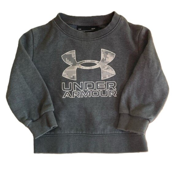 18M Logo Sweatshirt | Under Armour | Grey - Picture 1 of 9